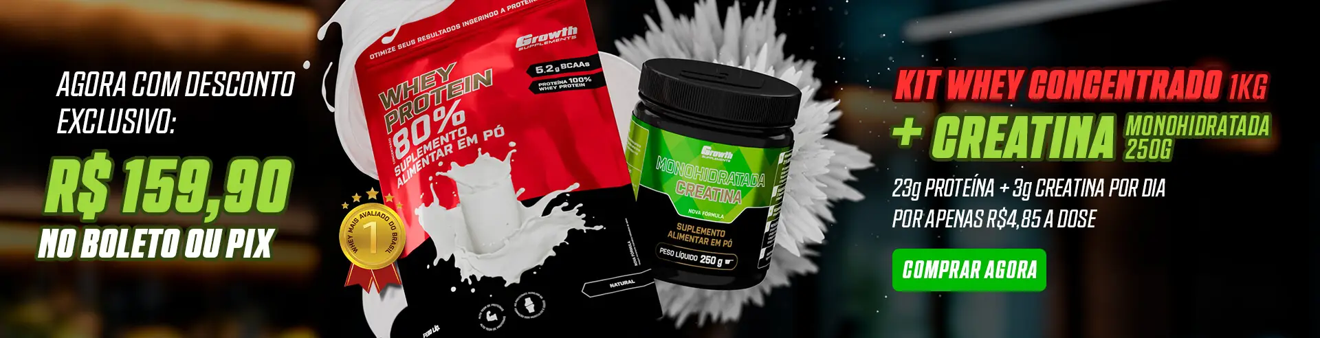 Growth Suplementos - Whey Protein