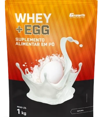 (TOP) Whey e Egg Sabor Natural 1Kg