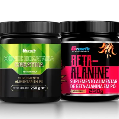 Kit Creatina Monohidrata 250g + Beta Alanina 250g