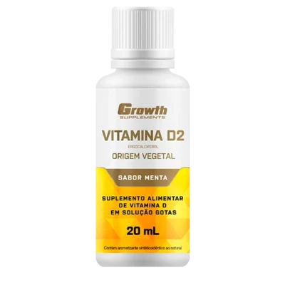 Vitamina D2 Vegano 20Ml Sabor Menta