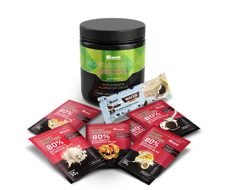 mockup-v2-12.webp Kit Sabores: Barra Wafer + Creatina Monohidratada 250Gr + Dose 30Gr Whey Protein Concentrado 80% - Chocolate Com Amendoim + Banana + Caramelo + Mousse De Maracujá + Cookies + Baunilha