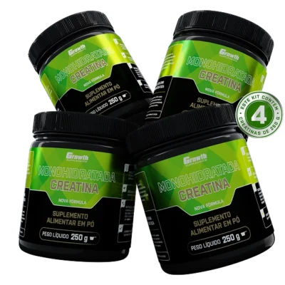 Kit Creatina Monohidratada 1kg